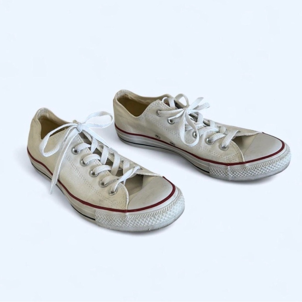 Converse Classic White Canvas Sneakers - Picture 3 of 7